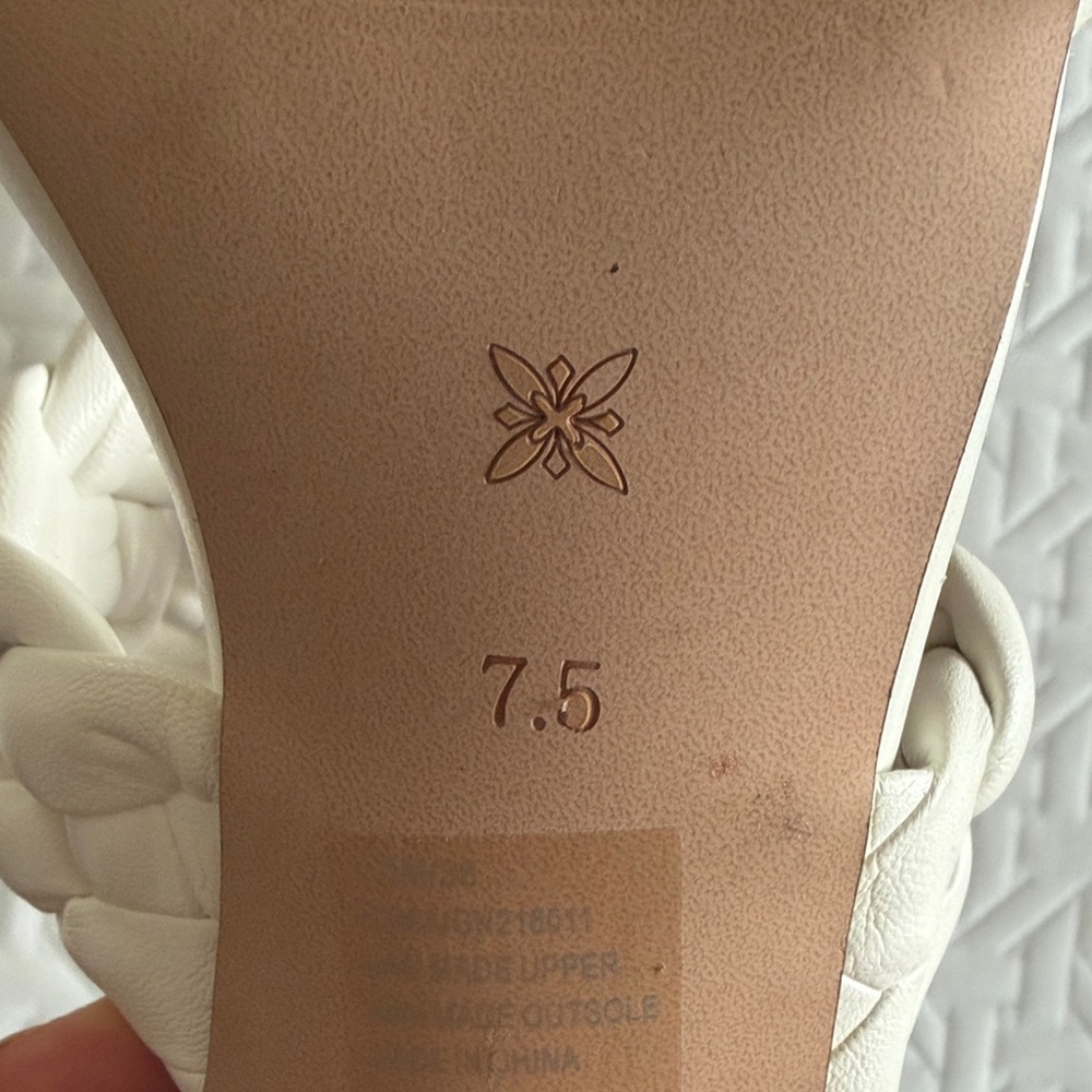 BCBGeneration White Braided Heels - image 3